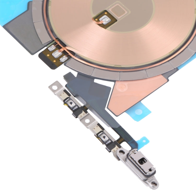 For iPhone 14 Pro Max NFC Wireless Charging Module with Power and Volume Flex Cable - Flex Cable by buy2fix | Online Shopping UK | buy2fix