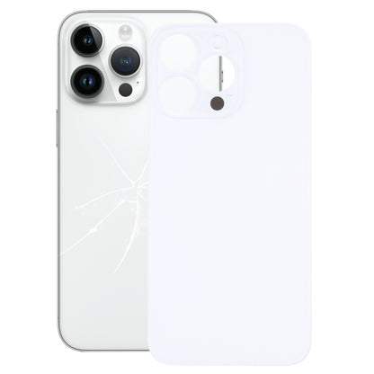 Easy Replacement Big Camera Hole Glass Back Battery Cover for iPhone 14 Pro(Silver) by buy2fix