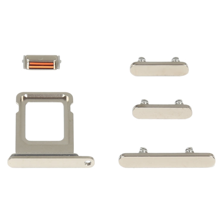 SIM Card Tray + Side Keys for iPhone 14 Pro Max(Gold) by buy2fix