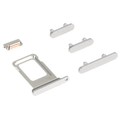 SIM Card Tray + Side Keys for iPhone 14 Pro Max(Silver) by buy2fix