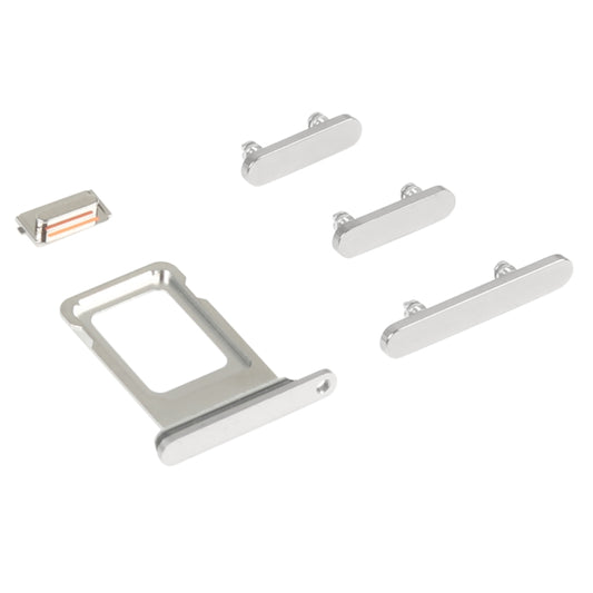 SIM Card Tray + Side Keys for iPhone 14 Pro(Silver) - Others by buy2fix | Online Shopping UK | buy2fix