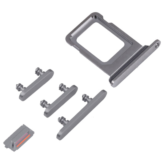 SIM Card Tray + SIM Card Tray + Side Keys for iPhone 14 Pro (Black) - Others by buy2fix | Online Shopping UK | buy2fix