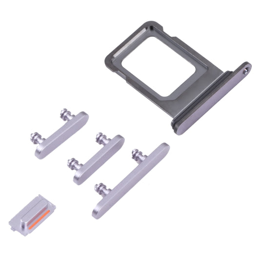 SIM Card Tray + SIM Card Tray + Side Keys for iPhone 14 Pro (Purple) - Others by buy2fix | Online Shopping UK | buy2fix