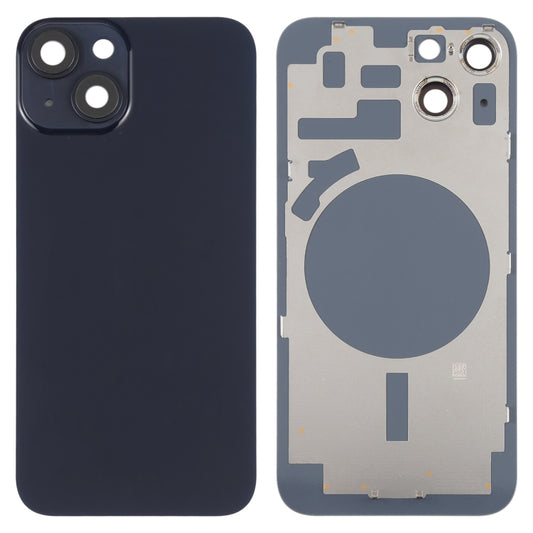 For iPhone 14 Back Housing Cover with Camera Lens(Black) - Back Cover by buy2fix | Online Shopping UK | buy2fix