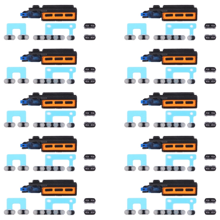 10sets Speaker Ringer Buzzer Dustproof Mesh For iPhone 14 Pro Max (Silver) by buy2fix