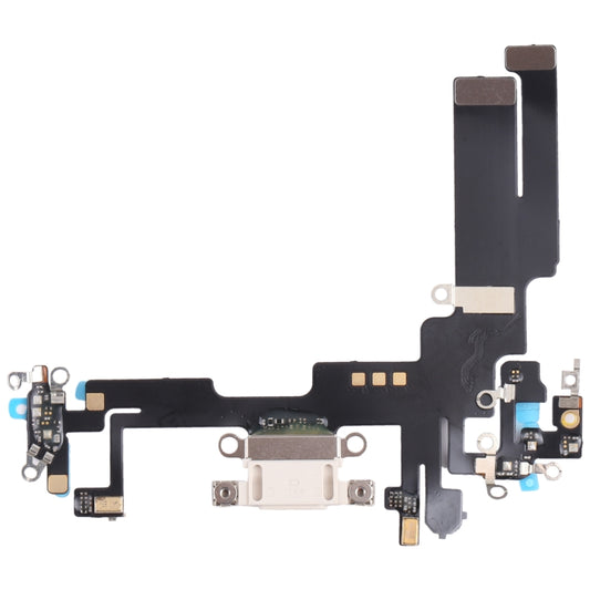 For iPhone 14 Charging Port Flex Cable (White) - Flex Cable by buy2fix | Online Shopping UK | buy2fix