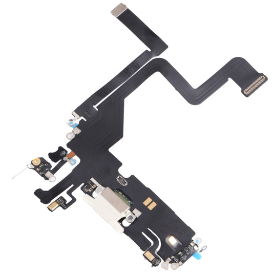 For iPhone 14 Pro Charging Port Flex Cable (White) - Flex Cable by buy2fix | Online Shopping UK | buy2fix