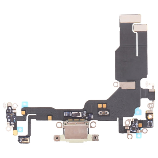 For iPhone 15 Original Charging Port Flex Cable (Yellow) - Flex Cable by buy2fix | Online Shopping UK | buy2fix