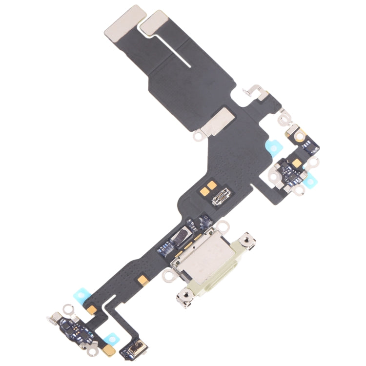 For iPhone 15 Original Charging Port Flex Cable (Yellow) - Flex Cable by buy2fix | Online Shopping UK | buy2fix