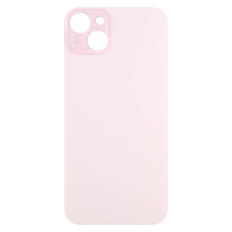 For iPhone 15 Plus Glass Battery Back Cover(Pink) - Back Cover by buy2fix | Online Shopping UK | buy2fix