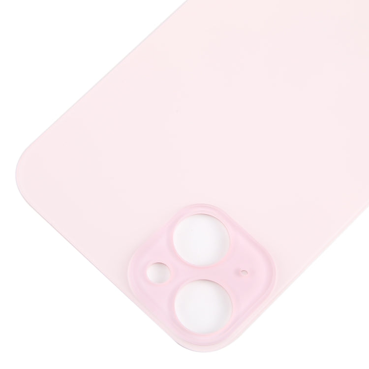 For iPhone 15 Plus Glass Battery Back Cover(Pink) - Back Cover by buy2fix | Online Shopping UK | buy2fix