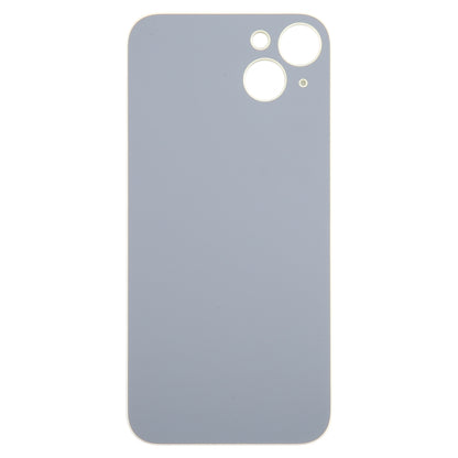 For iPhone 15 Plus Easy Replacement Big Camera Hole Glass Back Battery Cover(Yellow) - Back Cover by buy2fix | Online Shopping UK | buy2fix