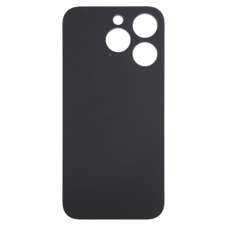 For iPhone 15 Pro Easy Replacement Big Camera Hole Glass Back Battery Cover(Blue) - Back Cover by buy2fix | Online Shopping UK | buy2fix