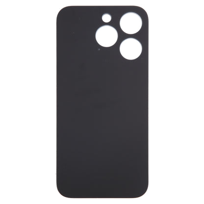 For iPhone 15 Pro Easy Replacement Big Camera Hole Glass Back Battery Cover(Blue) - Back Cover by buy2fix | Online Shopping UK | buy2fix