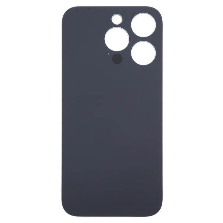 For iPhone 15 Pro Easy Replacement Big Camera Hole Glass Back Battery Cover(Titanium) - Back Cover by buy2fix | Online Shopping UK | buy2fix
