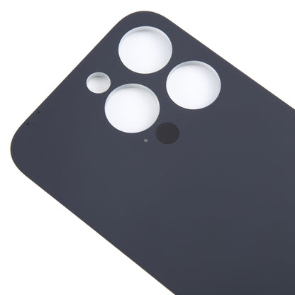 For iPhone 15 Pro Easy Replacement Big Camera Hole Glass Back Battery Cover(Titanium) - Back Cover by buy2fix | Online Shopping UK | buy2fix