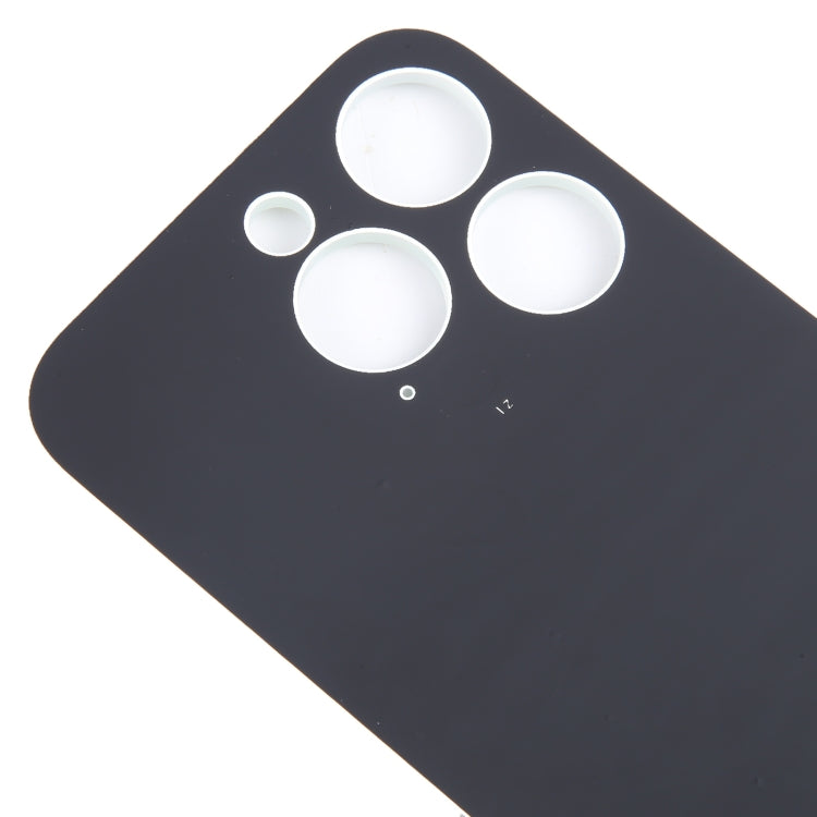 For iPhone 15 Pro Easy Replacement Big Camera Hole Glass Back Battery Cover(White) - Back Cover by buy2fix | Online Shopping UK | buy2fix