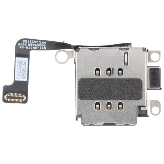 For iPhone 15 Plus Single SIM Card Holder Socket with Flex Cable - Flex Cable by buy2fix | Online Shopping UK | buy2fix