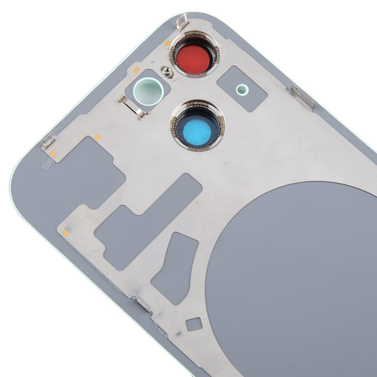 For iPhone 15 Plus Glass Battery Back Cover with Camera Lens Cover(Green) - Back Cover by buy2fix | Online Shopping UK | buy2fix