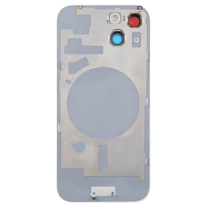 For iPhone 15 Plus Glass Battery Back Cover with Camera Lens Cover(Yellow) - Back Cover by buy2fix | Online Shopping UK | buy2fix