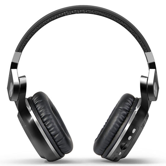 Bluedio T2+ Turbine Wireless Bluetooth 4.1 Stereo Headphones Headset with Mic & Micro SD Card Slot & FM Radio, For iPhone, Samsung, Huawei, Xiaomi, HTC and Other Smartphones, All Audio Devices(Black) - Headset & Headphone by Bluedio | Online Shopping UK | buy2fix