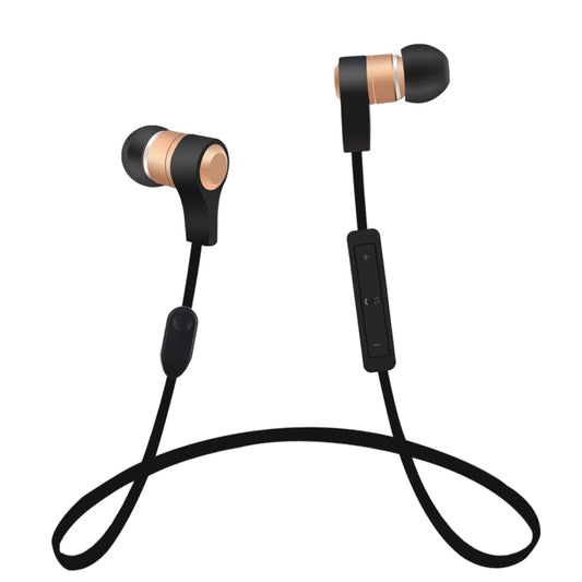 BTH-I8 Stereo Sound Quality Magnetic Absorption V4.2 + EDR Bluetooth Sports Headset, Bluetooth Distance: 8-15m, For iPad, iPhone, Galaxy, Huawei, Xiaomi, LG, HTC and Other Smart Phones(Gold) - Neck-mounted Earphone by buy2fix | Online Shopping UK | buy2fix