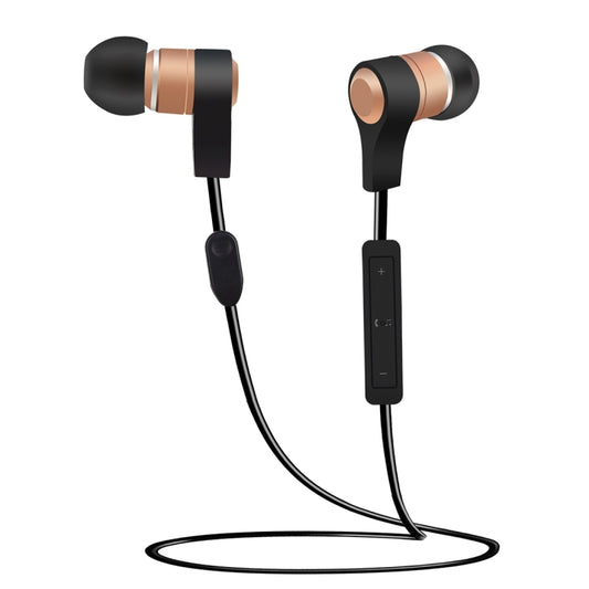 BTH-I8 Stereo Sound Quality Magnetic Absorption V4.2 + EDR Bluetooth Sports Headset, Bluetooth Distance: 8-15m, For iPad, iPhone, Galaxy, Huawei, Xiaomi, LG, HTC and Other Smart Phones(Gold) - Neck-mounted Earphone by buy2fix | Online Shopping UK | buy2fix