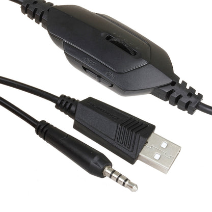 Beexcellent GM-1 Stereo Bass Gaming Wired Headphone with Microphone & LED Light, For PS4, Smartphone, Tablet, PC, Notebook(Blue) by buy2fix