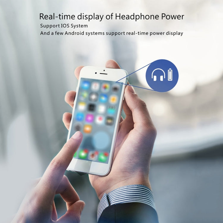 F680 Bluetooth 5.0 Fast Charging Wireless Business Sports Bluetooth Earphone (Pink) by buy2fix