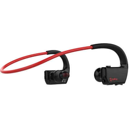 J2 Bluetooth 4.2 Binaural Hanging Type Wireless Sports Bluetooth Earphone, Built-in Memory (Red) by buy2fix