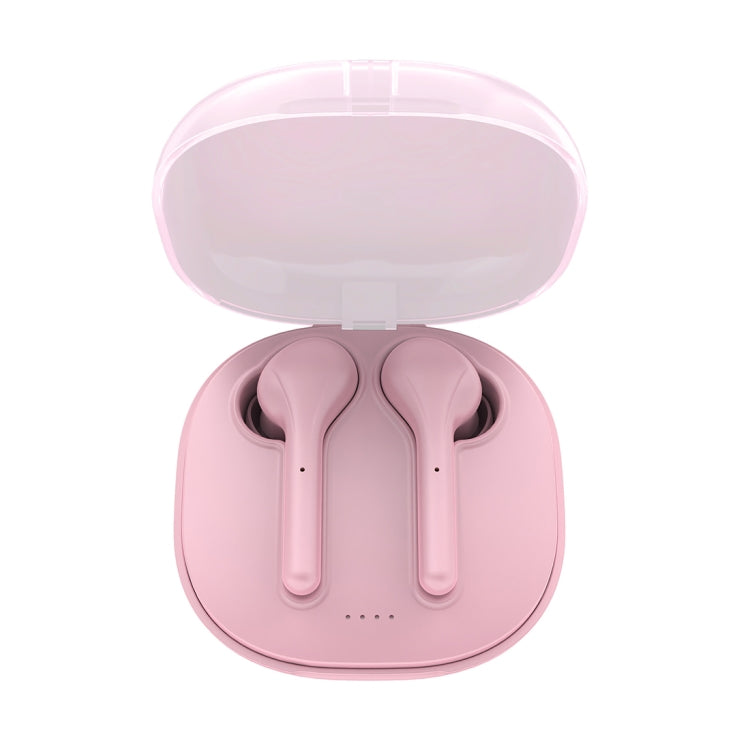 K88 Bluetooth 5.0 TWS Touch Binaural Wireless Stereo Sports Bluetooth Earphone with Charging Box(Pink) by buy2fix