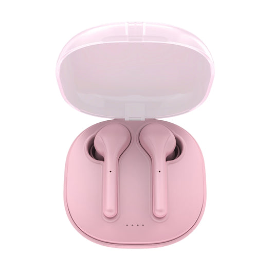 K88 Bluetooth 5.0 TWS Touch Binaural Wireless Stereo Sports Bluetooth Earphone with Charging Box(Pink) by buy2fix