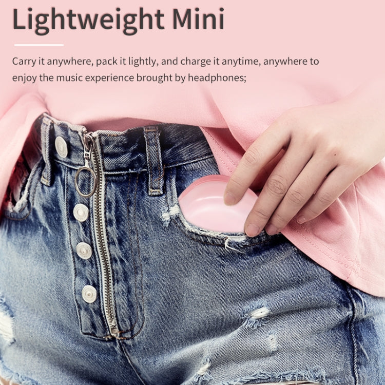 K88 Bluetooth 5.0 TWS Touch Binaural Wireless Stereo Sports Bluetooth Earphone with Charging Box(Pink) by buy2fix