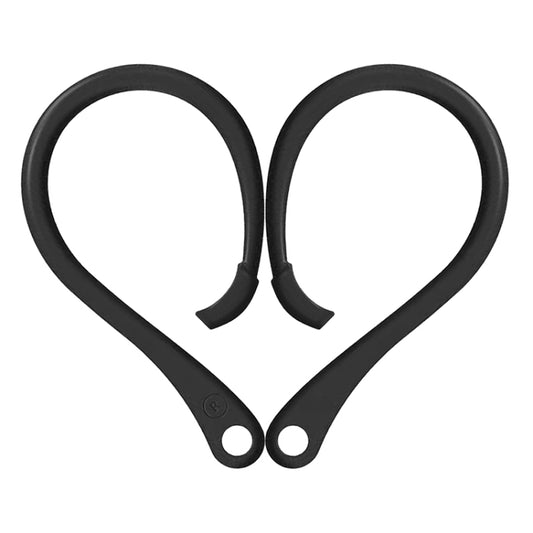 For AirPods 1 / 2 / Pro Anti-lost Silicone Earphone Ear-hook(Black) - Anti-lost & Holder by buy2fix | Online Shopping UK | buy2fix