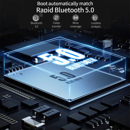 B1 Graffiti Pattern Wireless Bluetooth V5.0 Headset (Black White) by buy2fix