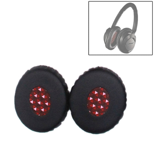1 Pair For Bose OE2 / OE2i / SoundTrue Headset Cushion Sponge Cover Earmuffs Replacement Earpads(Black Red) - Earmuff & Pad by buy2fix | Online Shopping UK | buy2fix