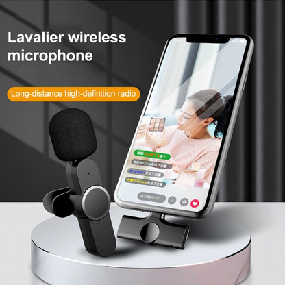 8 Pin Interface Live Broadcast Wireless Lavalier Microphone - Microphone by buy2fix | Online Shopping UK | buy2fix