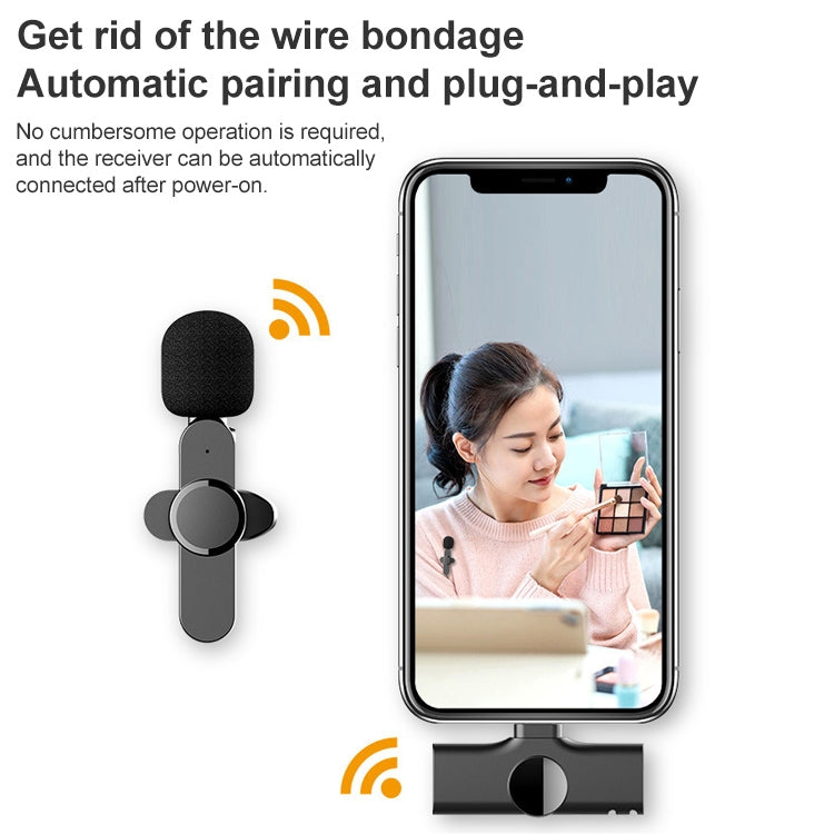 8 Pin Interface Live Broadcast Wireless Lavalier Microphone - Microphone by buy2fix | Online Shopping UK | buy2fix