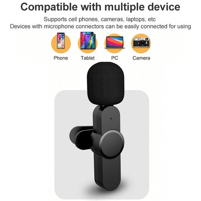8 Pin Interface Live Broadcast Wireless Lavalier Microphone - Microphone by buy2fix | Online Shopping UK | buy2fix