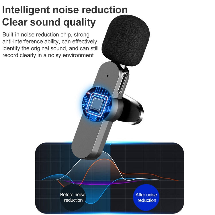 8 Pin Interface Live Broadcast Wireless Lavalier Microphone - Microphone by buy2fix | Online Shopping UK | buy2fix
