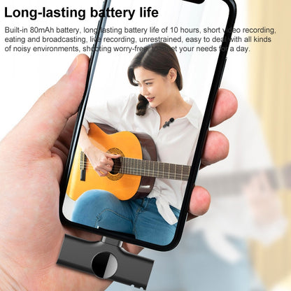 8 Pin Interface Live Broadcast Wireless Lavalier Microphone - Microphone by buy2fix | Online Shopping UK | buy2fix