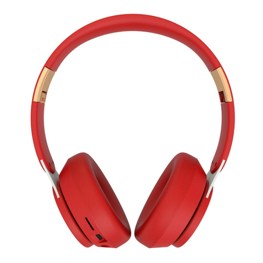 07S Folding Sports Computer Games Wireless Bluetooth V5.0 Headset with Mic (Red)