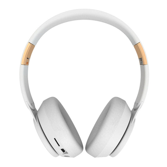 07S Folding Sports Computer Games Wireless Bluetooth V5.0 Headset with Mic (White)
