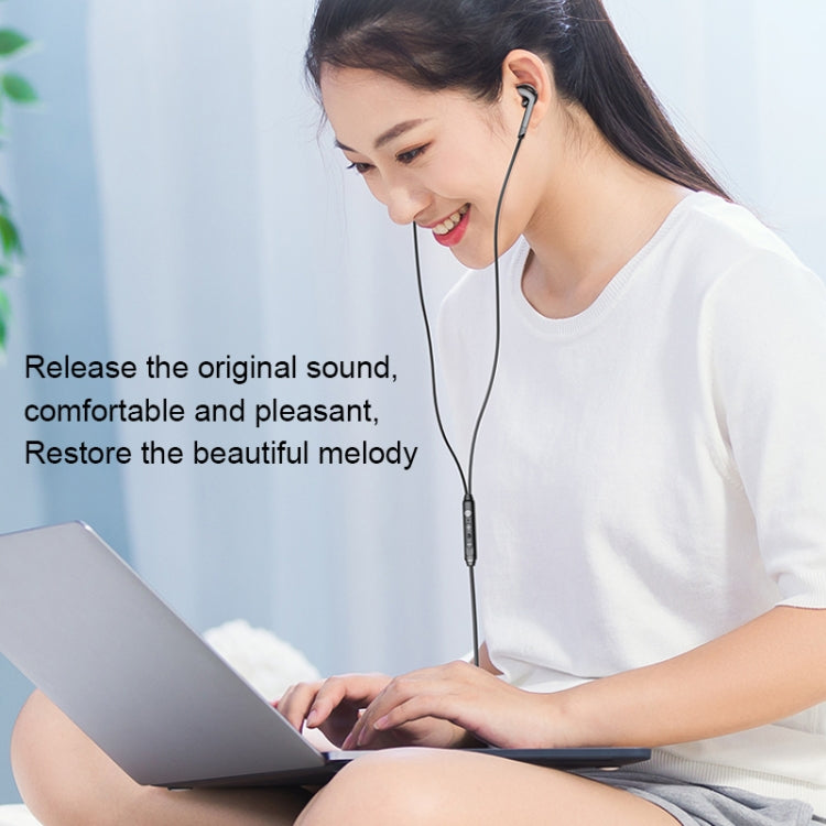 Langsdom V6 3.5mm Dual Plug Wired In-Ear Earphone with Microphone, Length: 2m (Black) - In Ear Wired Earphone by Langsdom | Online Shopping UK | buy2fix