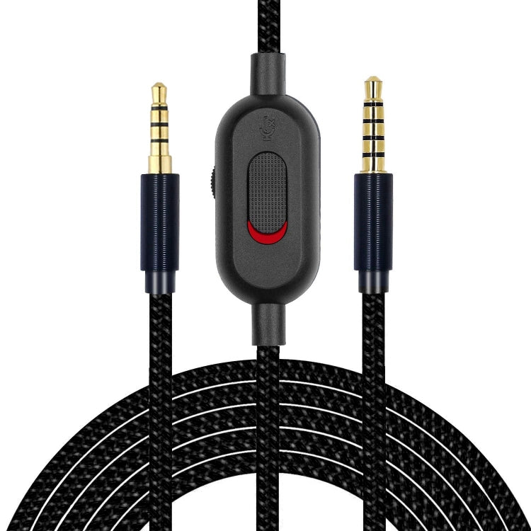 ZS0193 Headphone Audio Cable for Logitech Astro A10 A40 (Black) by buy2fix