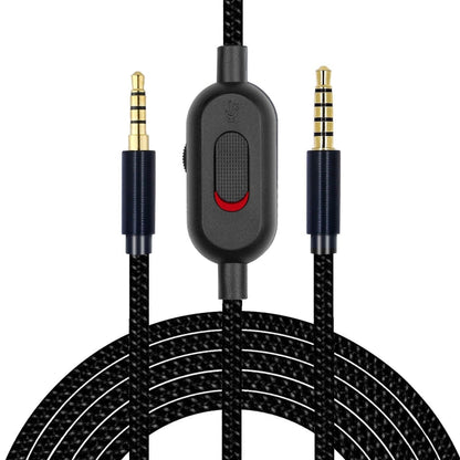 ZS0193 Headphone Audio Cable for Logitech Astro A10 A40 (Black) by buy2fix