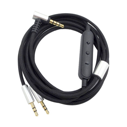 ZS0096 Wired Control Version Headphone Audio Cable for Sol Republic Master Tracks HD V8 V10 V12 X3 (Black) by buy2fix