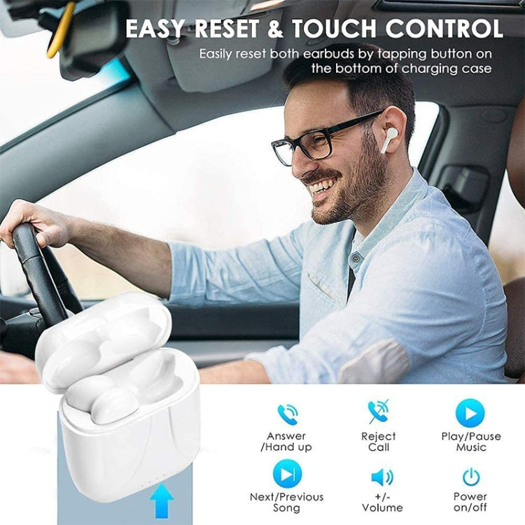 i12 TWS Bluetooth Earphone with Charging Box - TWS Earphone by buy2fix | Online Shopping UK | buy2fix