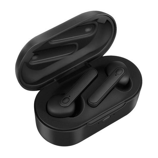 DT-5 IPX Waterproof Bluetooth 5.0 Wireless Bluetooth Earphone with Magnetic Charging Box, Support Call & Power Bank Function(Black) by buy2fix