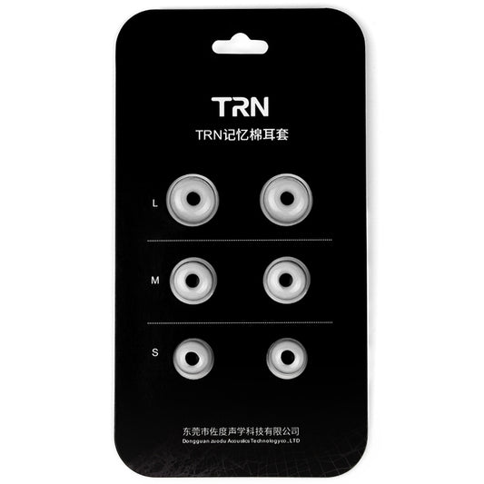 TRN Earphone Silicone Memory Foam Earplug(Grey) - Anti-dust & Ear Caps by TRN | Online Shopping UK | buy2fix